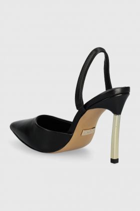 Aldo stilettos de piele Shimmy culoarea negru, 13743840.Shimmy