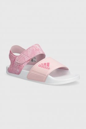 adidas sandale copii ADILETTE SANDAL K culoarea roz