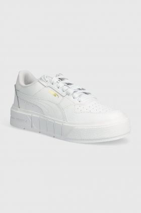 Puma sneakers pentru copii Cali Court Lth Jr culoarea alb