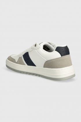 G-Star Raw sneakers BREND LEA DNM M culoarea alb, 2412070501.WHT.LGRY