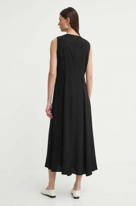 Marc O'Polo rochie culoarea negru, midi, evazati, 403116921365