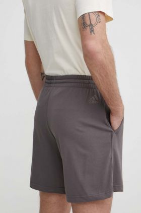 adidas pantaloni scurti barbati, culoarea gri, IS1388