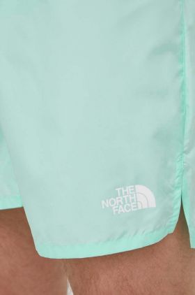 The North Face pantaloni scurți de alergare Limitless culoarea turcoaz, NF0A7ZU4O001