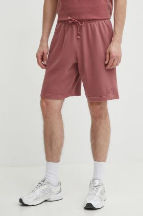 Reebok pantaloni scurti barbati, culoarea bordo, 100076347