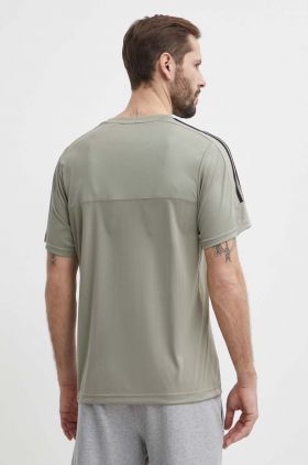 adidas tricou TIRO barbati, culoarea verde, cu imprimeu, IL5661