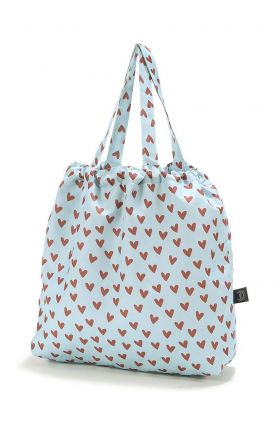 La Millou geanta HEARTBEAT BLUE