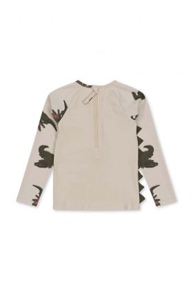 Konges Sløjd longsleeve de baie pentru copii culoarea verde