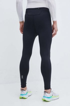 On-running leggins de alergare Core culoarea negru, neted