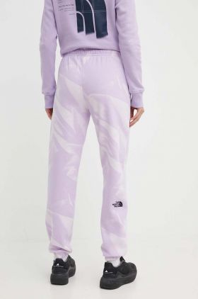 The North Face pantaloni de trening culoarea violet, modelator, NF0A881EUI61