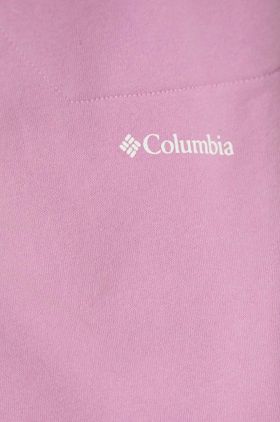 Columbia pantaloni de trening pentru copii Columbia Trek II Jo culoarea roz, cu imprimeu