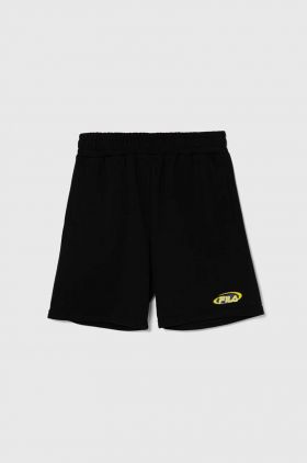 Fila pantaloni scurti copii LEHNSTEDT culoarea negru