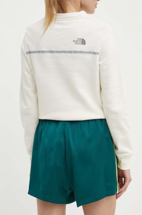 adidas Originals pantaloni scurti femei, culoarea verde, cu imprimeu, high waist, IR6095