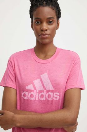 adidas tricou femei, culoarea roz, IS3631