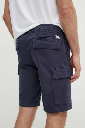 Pepe Jeans pantaloni scurti GYMDIGO CARGO barbati, culoarea albastru marin, PM801077