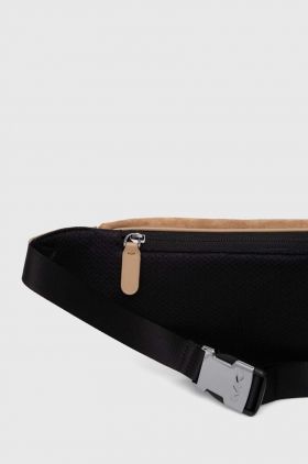 Michael Kors rinichi de piele intoarsa culoarea bej