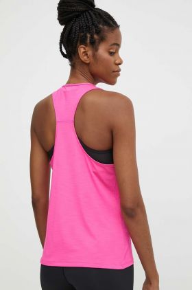 Reebok top de antrenament Lux Chill Athletic culoarea roz, 100076124