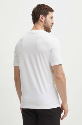 Puma tricou din bumbac POWER bărbați, culoarea alb, cu model, 678960