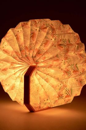 Gingko Design lampă cu led Velvet Accordion Lamp
