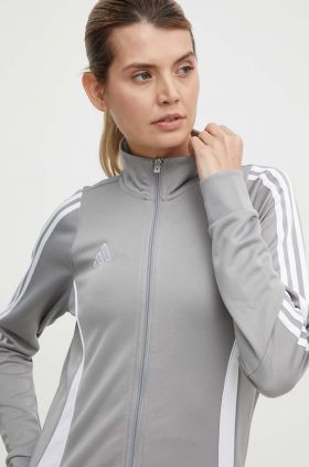 adidas Performance hanorac de antrenament Tiro 24 culoarea gri, cu imprimeu, IR9500