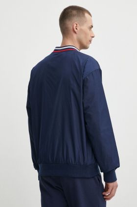 Fila geaca bomber Logrono barbati, culoarea albastru marin, de tranzitie, FAM0679