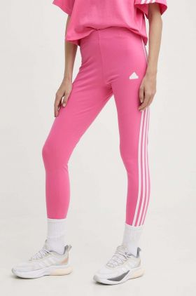 adidas colanti femei, culoarea roz, cu imprimeu, IS3623