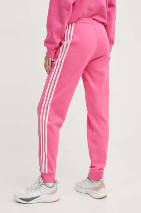 adidas pantaloni de trening culoarea roz, modelator, IS3942