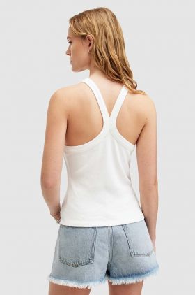 AllSaints top SOFIA TANK femei, culoarea alb, WM567Z