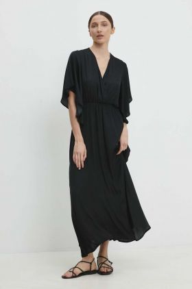 Answear Lab rochie culoarea negru, maxi, evazati