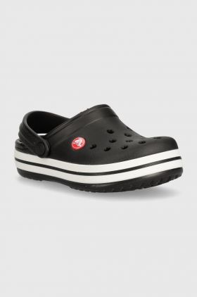 Crocs slapi copii CROCBAND CLOG culoarea negru