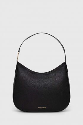 MICHAEL Michael Kors poseta de piele culoarea negru