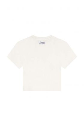 Kenzo Kids tricou de bumbac pentru copii culoarea bej, cu imprimeu