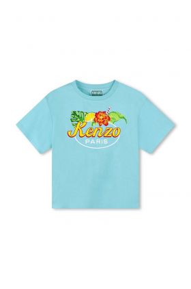 Kenzo Kids tricou de bumbac pentru copii cu imprimeu