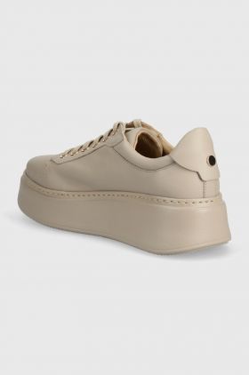 Answear Lab sneakers din piele culoarea bej