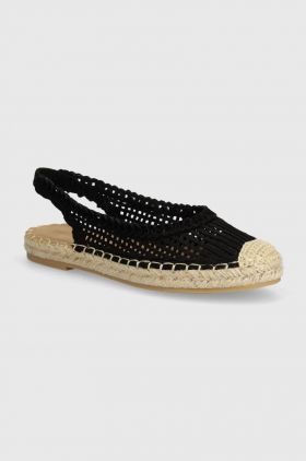 Answear Lab espadrile culoarea negru