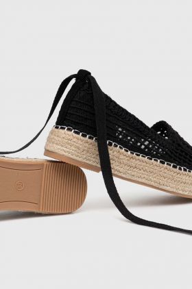 Answear Lab espadrile culoarea negru, cu platforma