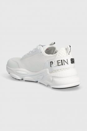 PLEIN SPORT sneakers Lo-Top culoarea alb, USC0608.STE003N.01