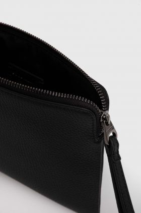 Coccinelle borseta de piele culoarea negru