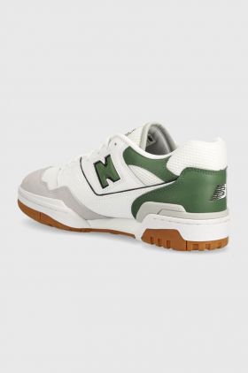 New Balance sneakers 550 culoarea verde, BB550ESB