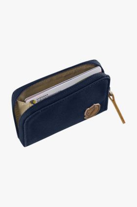 Fjallraven carcasa cardului Zip Card Holder culoarea albastru marin, F24218