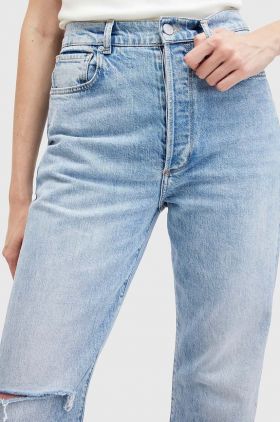 AllSaints jeansi EDIE DESTROY JEAN femei high waist, W056EA