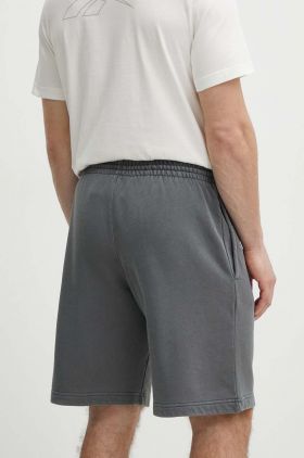 Reebok pantaloni scurti barbati, culoarea gri, 100200153