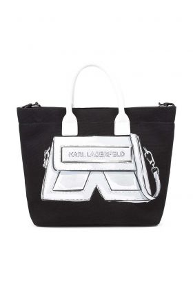 Karl Lagerfeld poseta fete culoarea negru