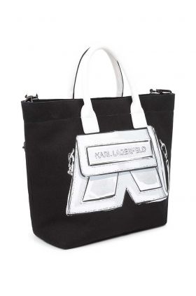 Karl Lagerfeld poseta fete culoarea negru