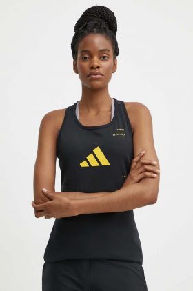 adidas Performance top de antrenament culoarea negru, IS2423