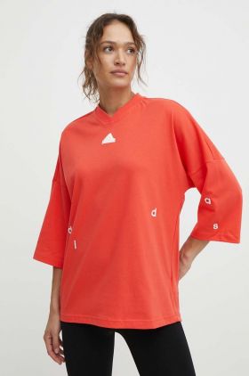 adidas tricou femei, culoarea portocaliu