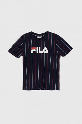 Fila tricou de bumbac pentru copii LABENZ culoarea albastru marin, modelator