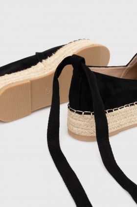 Answear Lab espadrile culoarea negru, cu platforma