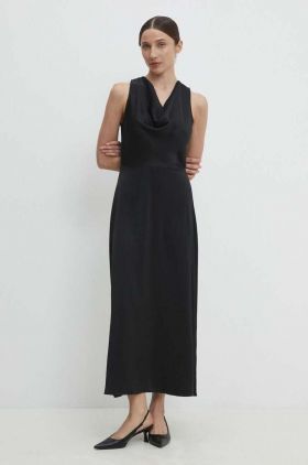 Answear Lab rochie culoarea negru, maxi, evazati