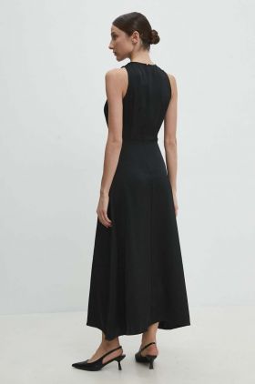 Answear Lab rochie culoarea negru, maxi, evazati