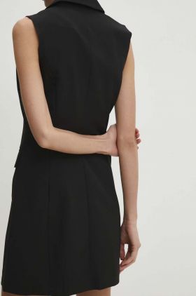 Answear Lab rochie culoarea negru, mini, evazati